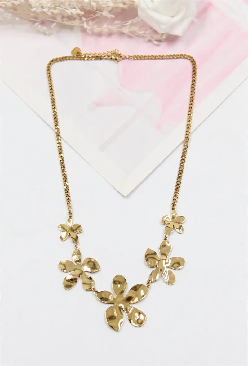 Harmonious, Flower Statement , Necklace