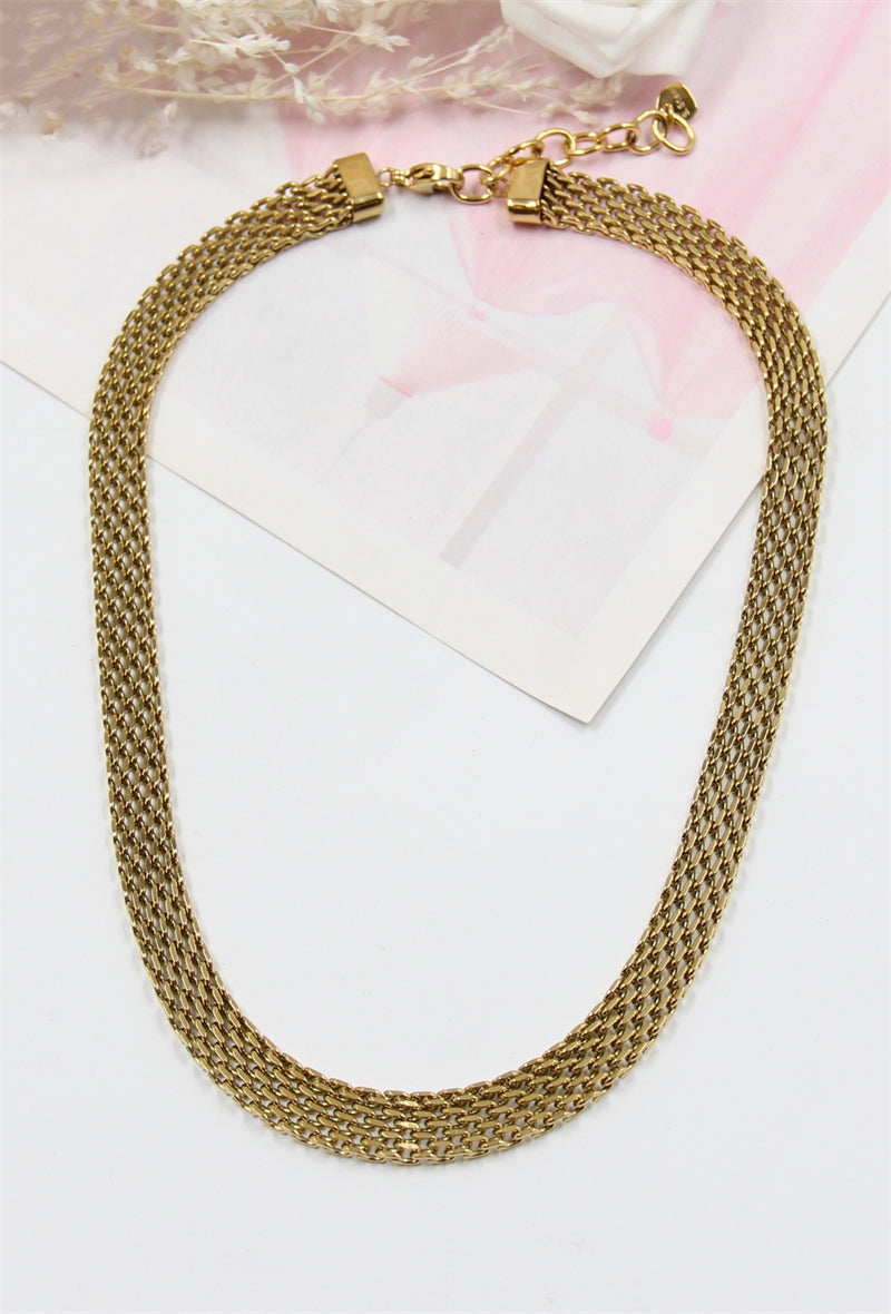 Vintage , Necklace ,  stainless steel