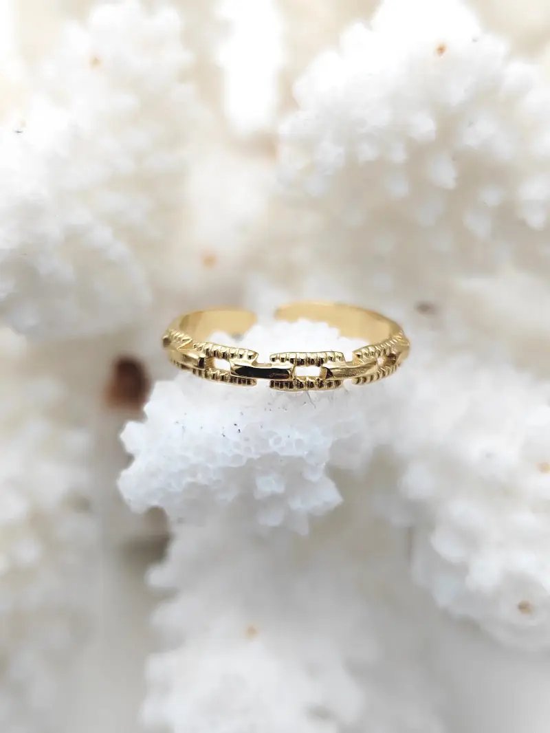 Studded Rhinestone Ring