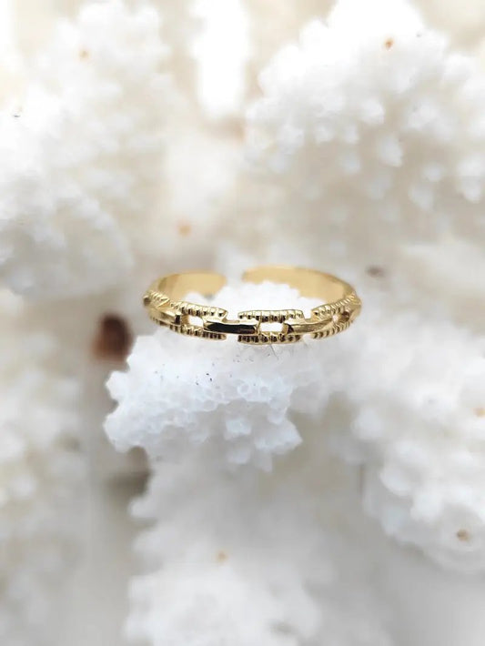 Studded Rhinestone Ring