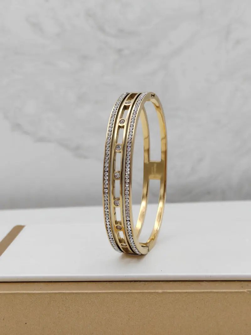 Crystal Stainless Steel Bracelet