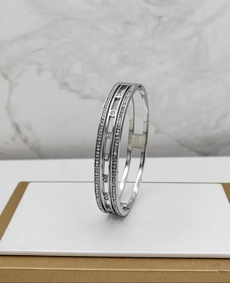 Crystal Stainless Steel Bracelet
