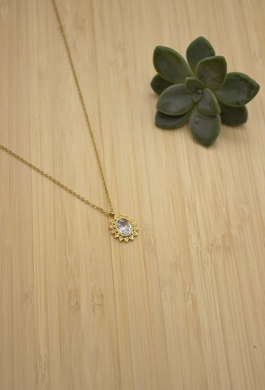 Flower Pendant Necklace