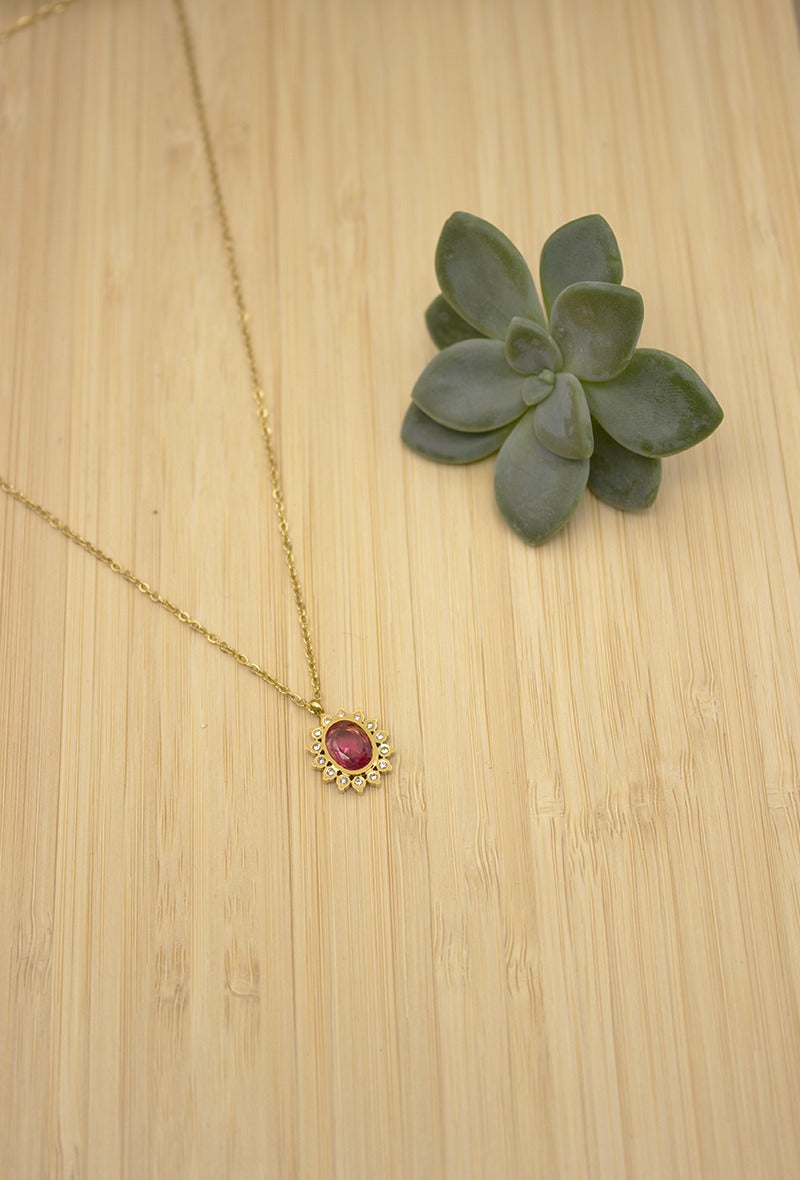 Flower Pendant Necklace